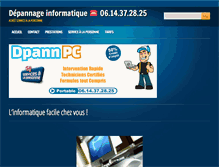 Tablet Screenshot of dpannpc.fr